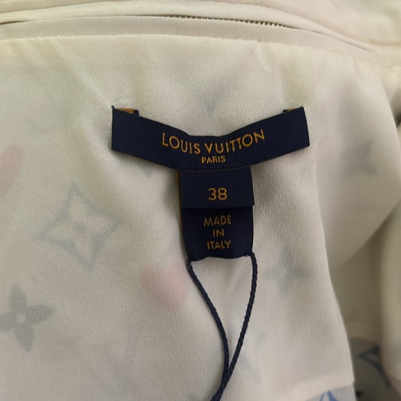 1️⃣5️⃣0️⃣0️⃣ brand new authentic Louis Vuitton babydoll silk blouse - Picture 6 of 13